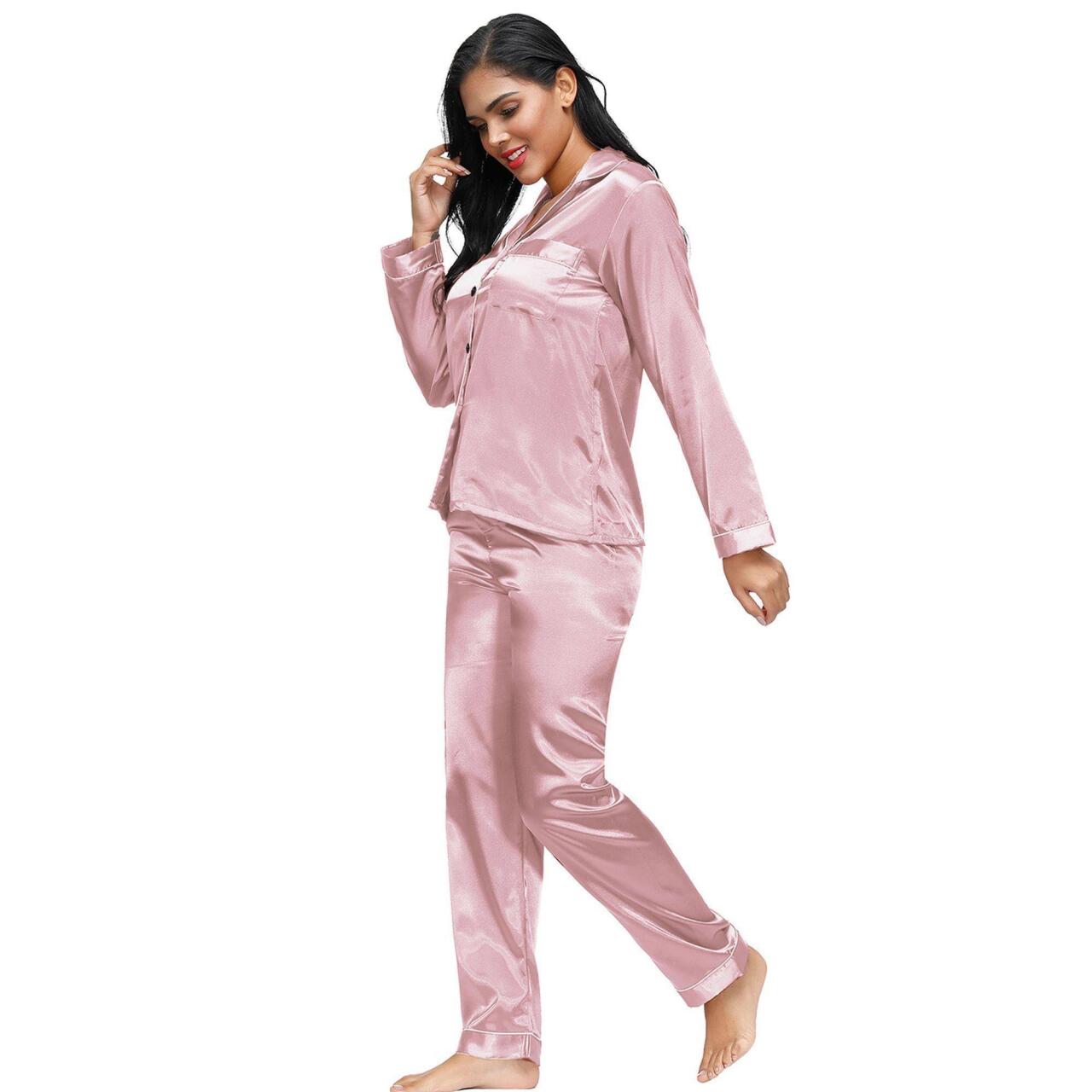 Conjunto de Dos Piezas de Ropa de Dormir de Seda Clásica – Oh Yeah Lover